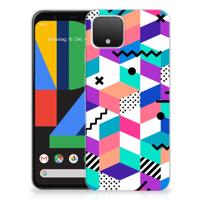 Google Pixel 4 | TPU Hoesje | Blokken Kleurrijk Google Pixel 4 | TPU Hoesje | Blokken Kleurrijk