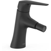 Bidetkraan Tres Fuji | Opbouw | Mengkraan | 1-hendel | Rond | Zwart mat