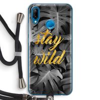 Stay wild: Huawei P20 Lite Transparant Hoesje met koord