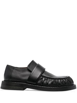Marsèll mocassins en cuir à attache scratch - Noir