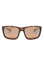 Maui Jim lunettes de soleil à effet écaille de tortue - Marron