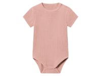lupilu Mousseline baby romper (Lichtroze, 50/56)