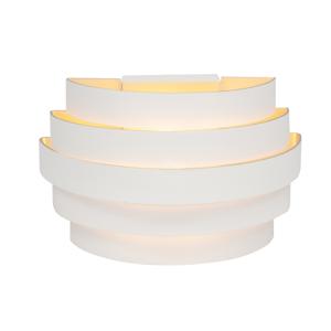 Highlight Design wandlampScudo wit met goud 20cm - W3640.00