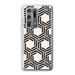 Geometrisch patroon: Huawei P40 Pro Plus Transparant Hoesje