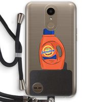 Ultra Sensitive: LG K10 (2017) Transparant Hoesje met koord