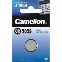 Camelion batterij knoopcel Lithium 3V CR2025 per stuk - thumbnail