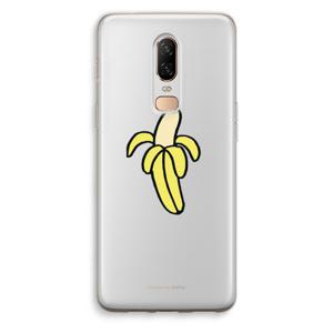 Banana: OnePlus 6 Transparant Hoesje