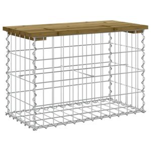 vidaXL Tuinbank schanskorfontwerp 63x31,5x42 cm geïmpregneerd hout