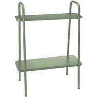 Pro Garden Plantenrek/plantentafel - groen - metaal - 50 x 26 x 66 cm - binnen en buiten - Plantenrekjes