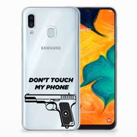 Samsung Galaxy A30 Silicone-hoesje Pistol DTMP