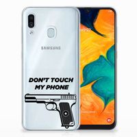 Samsung Galaxy A30 Silicone-hoesje Pistol DTMP - thumbnail