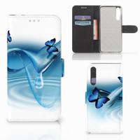 Huawei P20 Pro | Telefoonhoesje | Met pasjeshouder | Vlinders