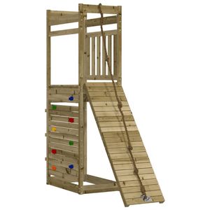 The Living Store Houten Speelset - 53x174x207 cm - Multifunctioneel