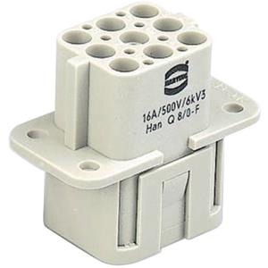Harting 09120173101 Businzetstuk Han® Q 17 + PE Crimpen 1 stuk(s)