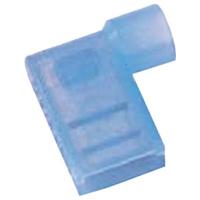 Intercable 182023 Platte stekker (female) Vertint Insteekbreedte: 6.3 mm Insteekdikte: 0.8 mm Volledig geïsoleerd Blauw 1 stuk(s)