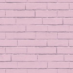 Noordwand Behang Good Vibes Brick Wall roze