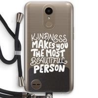 The prettiest: LG K10 (2017) Transparant Hoesje met koord The prettiest: LG K10 (2017) Transparant Hoesje met koord