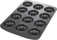Donut bakplaat - BIRKMANN - EASY BAKING - Koolstofstaal - Antiaanbaklaag - 12 vormen - Ø7cm, 37 x 26 x 2 cm