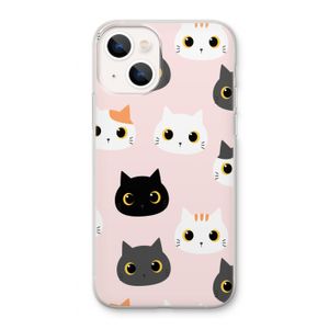 Katten: iPhone 13 Transparant Hoesje