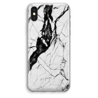 Witte marmer 2: iPhone XS Max Transparant Hoesje Witte marmer 2: iPhone XS Max Transparant Hoesje