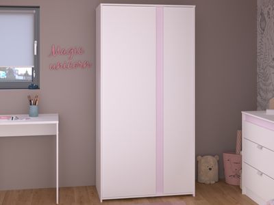 Kledingkast PICHOUEK 2 deuren wit