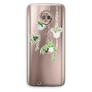 Hang In There: Motorola Moto G6 Transparant Hoesje