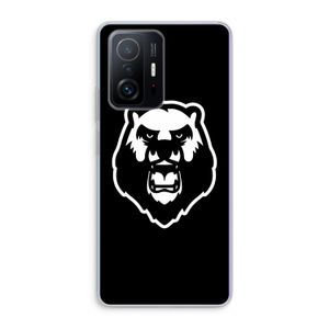 Angry Bear (black): Xiaomi 11T Pro Transparant Hoesje