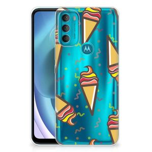 Motorola Moto G71 5G Siliconen Case Icecream