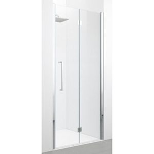 Novellini Young 2.0 1BS vouwdeur voor nis 97/101x200cm rechts matchroom/helder y21bs97d-1b
