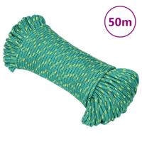Boottouw 4 mm 50 m polypropyleen groen