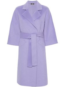 LIU JO manteau mi-long à taille ceinturée - Violet