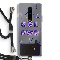 GRL PWR: OnePlus 8 Transparant Hoesje met koord