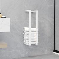 VidaXL Handdoekenrek 12,5x12,5x60 cm staal wit
