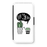 Hey you cactus: iPhone 7 Flip Hoesje