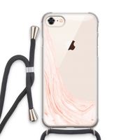 Peach bath: iPhone 8 Transparant Hoesje met koord