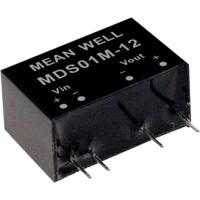 Mean Well MDS01L-12 DC/DC-convertermodule 84 mA 1 W Aantal uitgangen: 1 x Inhoud 1 stuk(s) - thumbnail