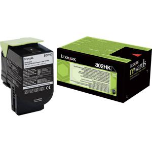 Lexmark Toner 802HK CX410 CX510 Origineel Zwart 4000 bladzijden 80C2HK0