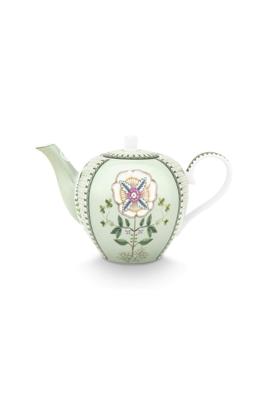Pip Studio Theepot Lily&Lotus Tegels Licht Groen