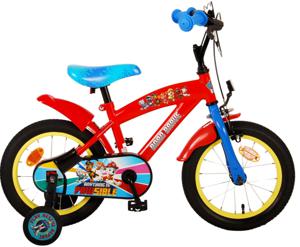 Nickelodeon Jongensfiets Paw Patrol 14 Inch 25 cm Jongens Terugtraprem Rood/Blauw