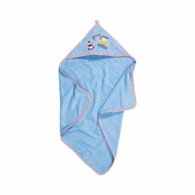 Playshoes badcape Graafmachine Blauw-100 x 100 cm Playshoes badcape Graafmachine Blauw-100 x 100 cm