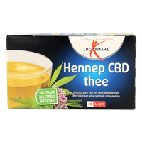 Lucovitaal Hennep CBD thee 20 Zakjes