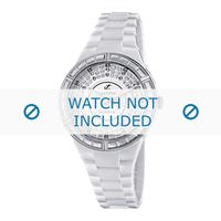 Horlogeband Calypso K5582 Kunststof/Plastic Wit 15mm - thumbnail