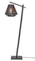 GOOD&MOJO Vloerlamp 'Merapi' Bamboe, 150cm, kleur Zwart