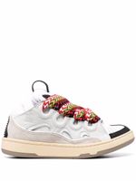 Lanvin baskets Curb à lacets - Blanc - thumbnail