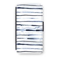 Ink Stripes: iPhone X Flip Hoesje