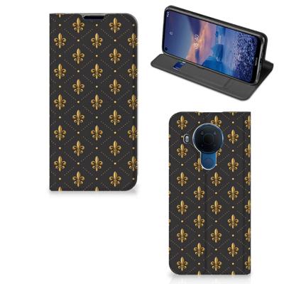 Nokia 5.4 | Hoesje met Magneet | Franse Lelie