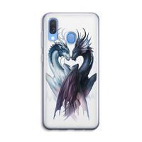 Yin Yang Dragons: Samsung Galaxy A40 Transparant Hoesje Yin Yang Dragons: Samsung Galaxy A40 Transparant Hoesje