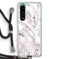 Mengelmoes: Sony Xperia 5 III Transparant Hoesje met koord
