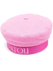 Patou casquette à logo brodé - Rose