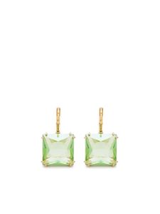 Swarovski boucles d'oreilles Millenia serties de cristaux - Vert